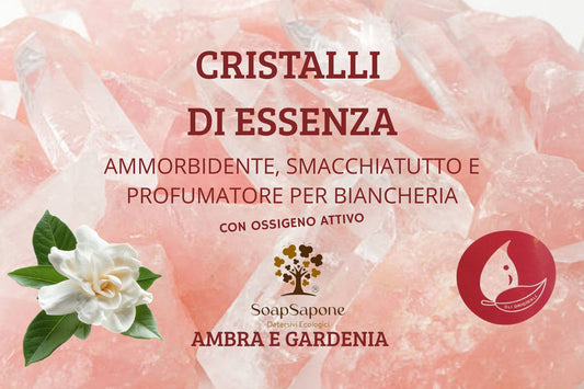 Cristalli di essenza Ambra e Gardenia