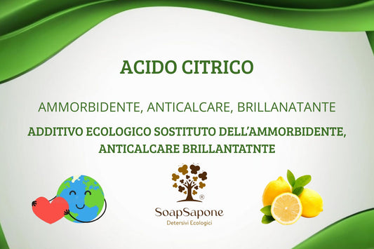 Sapone in polvere Acido Citrico