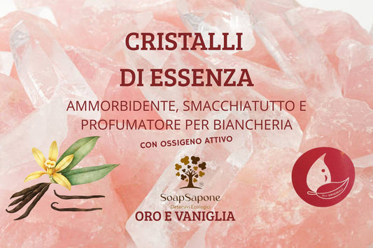 Cristalli di essenza Oro e Vaniglia